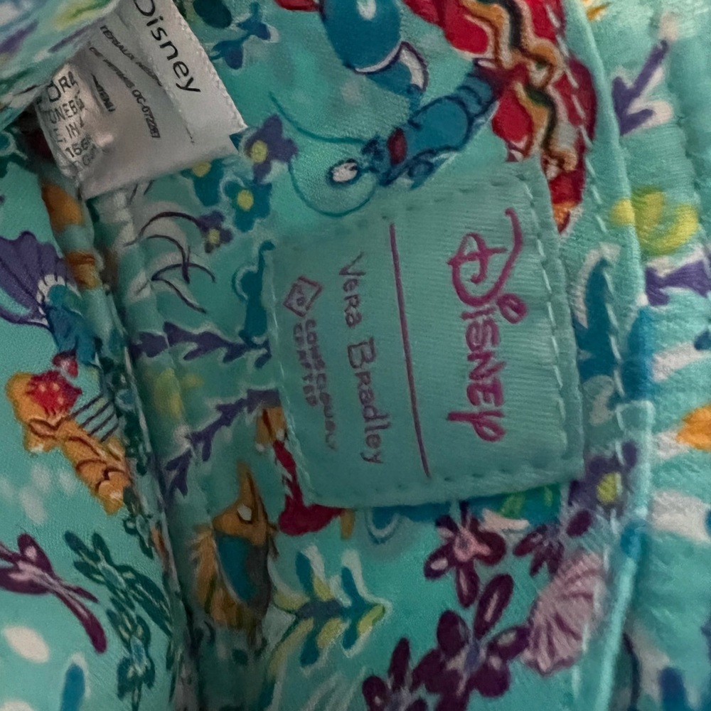 Vera Bradley Disney The Little Mermaid card holder wallet new without tags